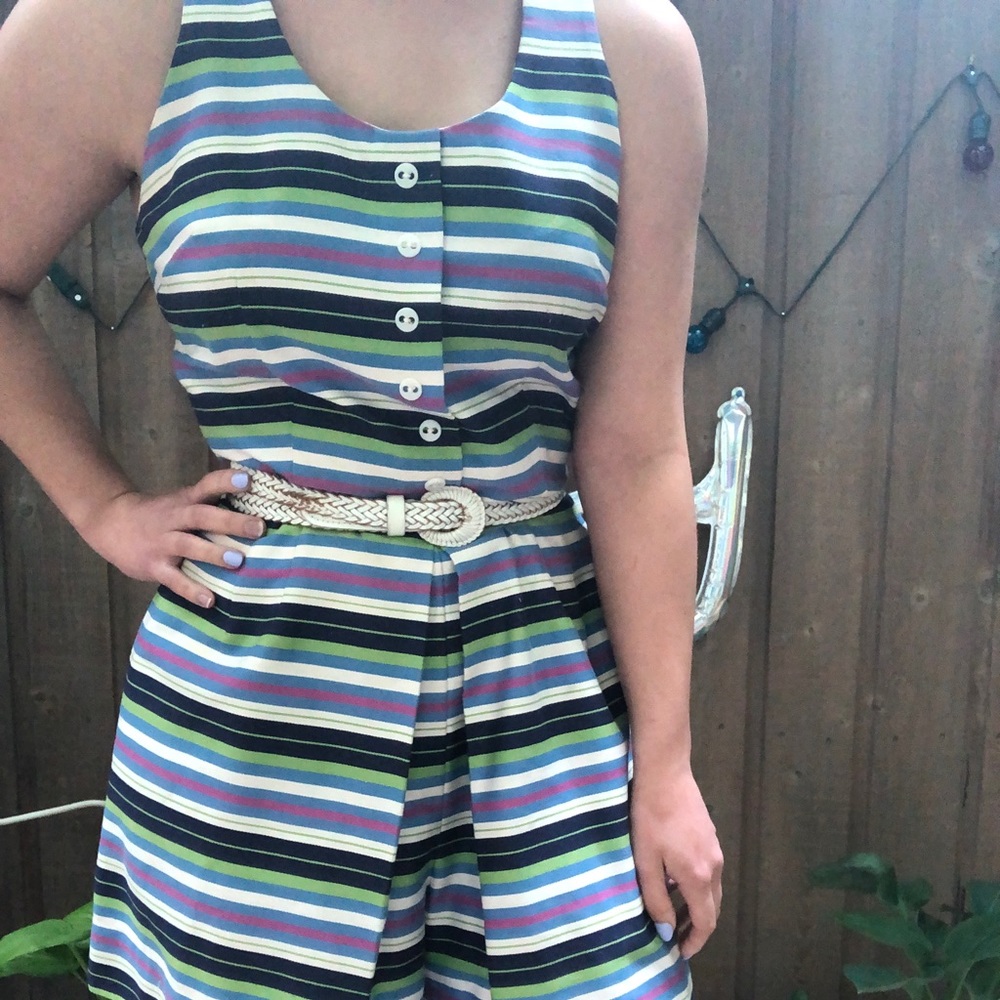60’s Striped Romper